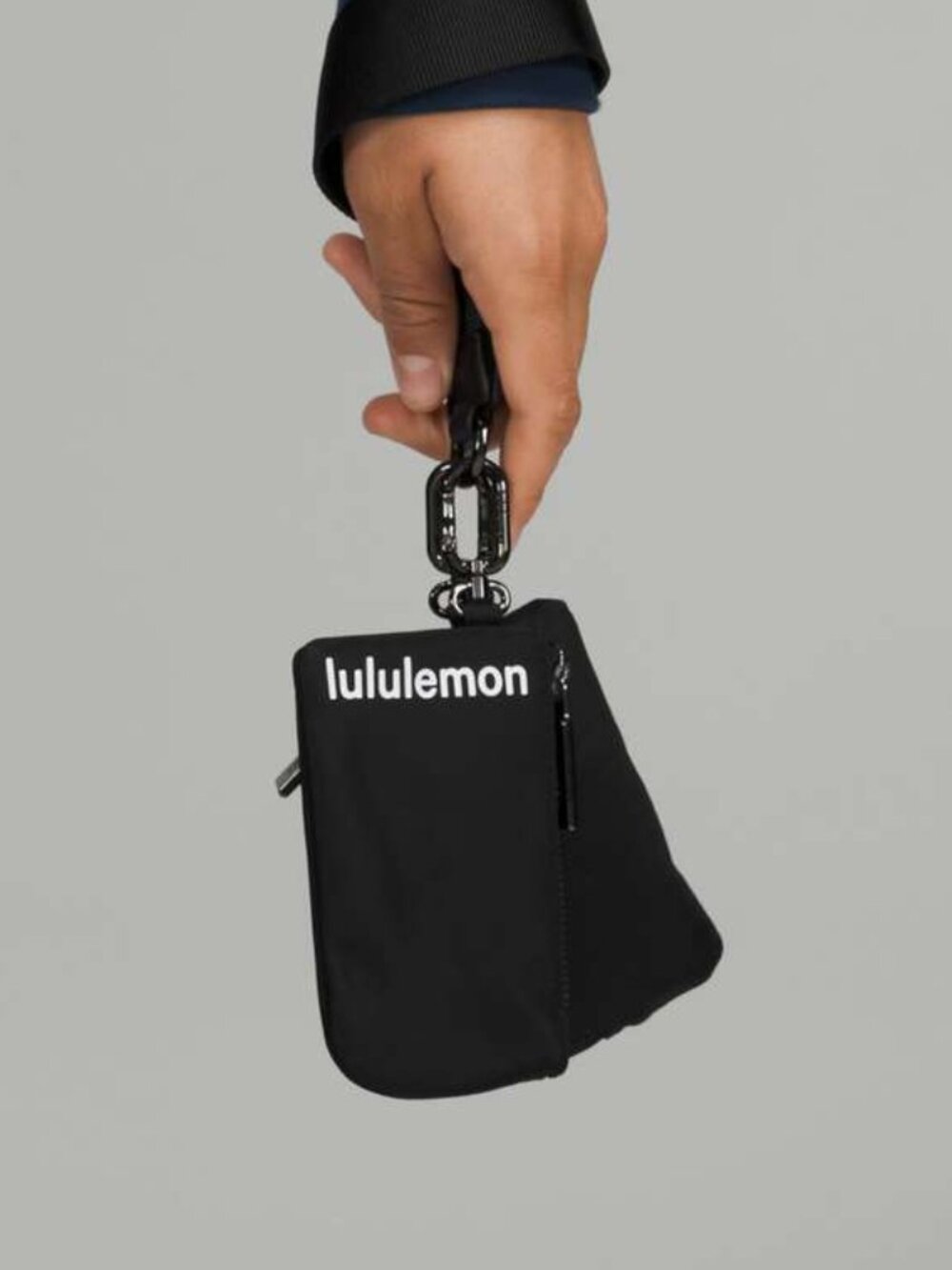 NWT Lululemon Dual Pouch Wristlet - Black
